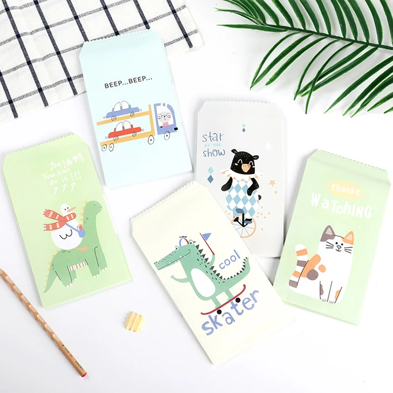 20 Pcs/Lot Colorful World Envelope College Style Cartoon Greeting Card Cover Scrapbooking Gift Envelopes Stationery Supplies