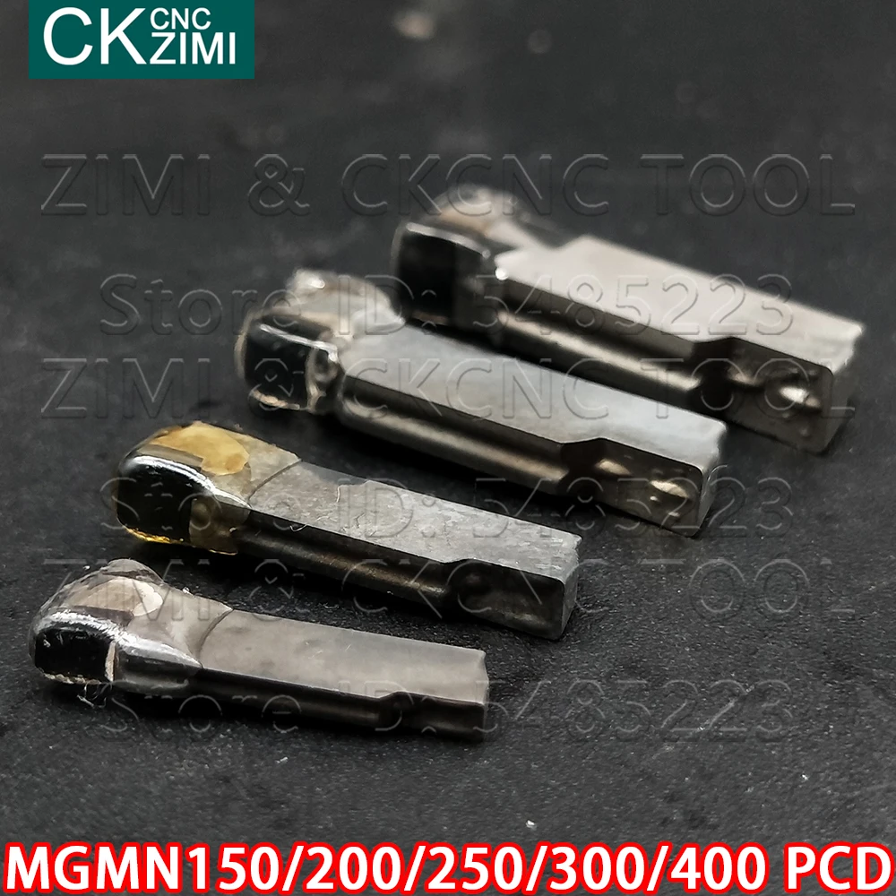 MGMN150 MGMN200 MGMN250 MGMN300 MGMN400 PCD Insert Turning Insert CNC Diamond Lathe Cutter Grooving Blade Tool MGMN for aluminum