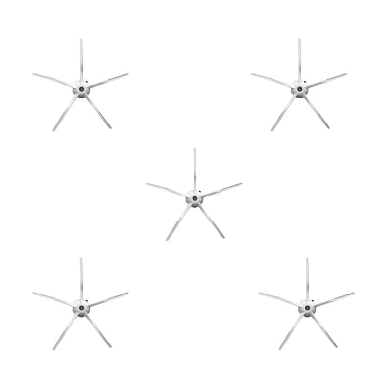 5 шт., 5-футовая боковая щетка, универсальная для Xiaomi Roborock и Mijia, 1/2/1S Gen rockrobo s5 s6 max pure maxv Mi