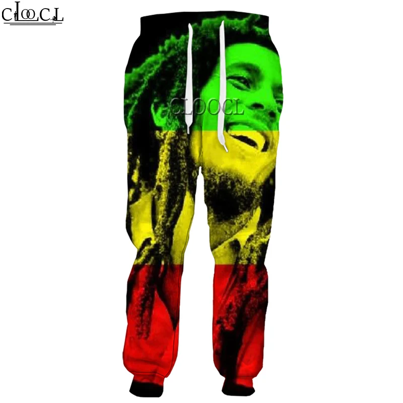 CLOOCL 2021 Newest Singer Reggae Creator Bob Marley 3D Print Men Women Casual Fashion Trousers Hot Sale Pants Drop Shipping