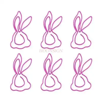 12pcs Jade Rabbit Paper Clip Animal Paper Clip Cartoon Shape Pin Shaped Paper Clip Shape Pin