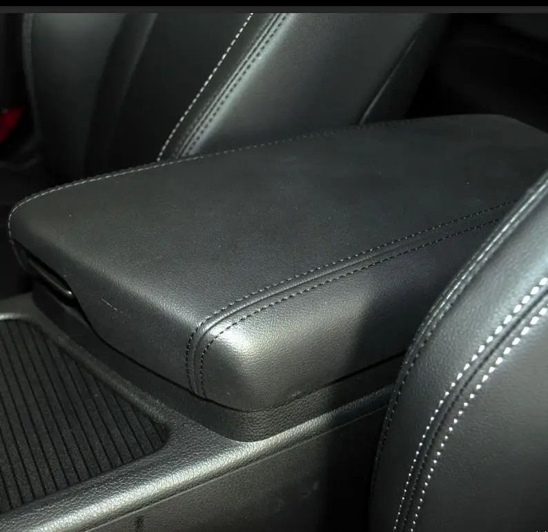 For KIA K5 2014 2015 2016  Customzied Microfibre Leather Center Armrest Cover Car accessories interior