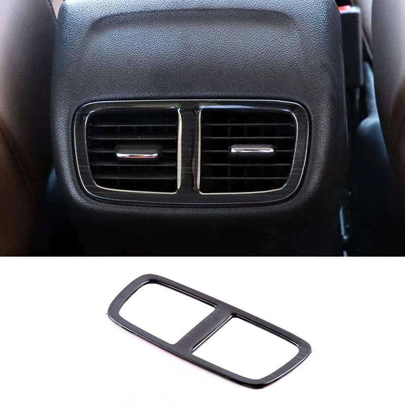 

For Buick Regal 2017 2018 2019 accessories Rear Air Condition Vent outlet frame cover trim car styling Stainless steel 1pcs