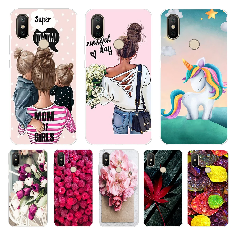 For Xiaomi Mi A2 Case Cover Silicon phone Case for Xiaomi Mi A2 Lite Cases Soft TPU Back Cover For Xiaomi MiA2 Mi A 2 MiA 2 lite