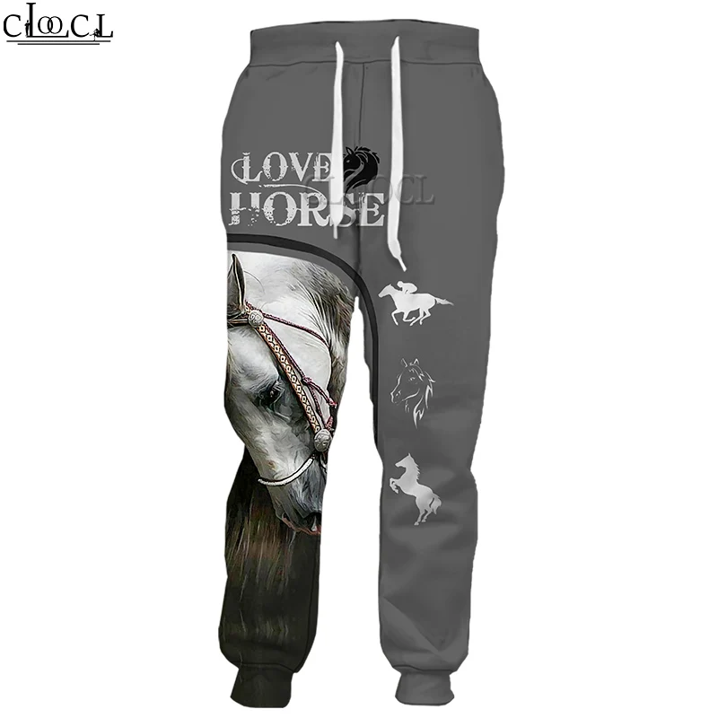 

HX Newest Popular Animal Love Horse Trousers Men Women Sweatpants 3D Print Jogging Fashion Casual Pants Sweatpants Drop Shipping