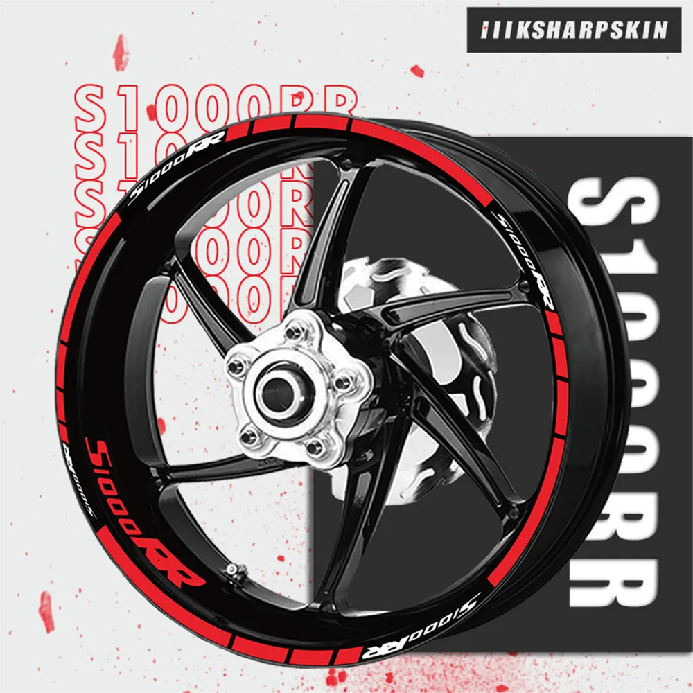 

Motorcycle sticker wheel reflective stripe decal racing film for BMW S1000RR S 1000RR S1000 RR