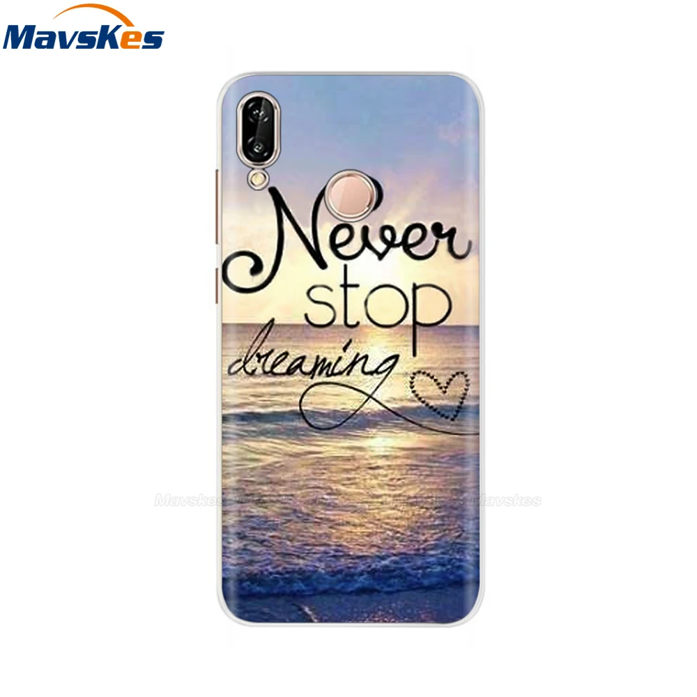 Case For Huawei P20 Pro Funda Phone Case Soft TPU Cover for Huawei P20 Cover Silicone Back Bags for Huawei P20 Pro Case flower