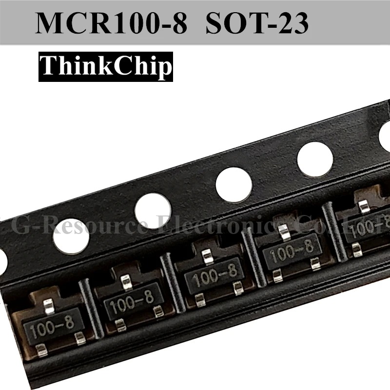 (20 stücke) MCR 100-8 SOT-23 MCR18 (Kennzeichnung 100-8) SCR gleichrichter Silicon Gesteuert Gleichrichter Leckage schutz spezielle