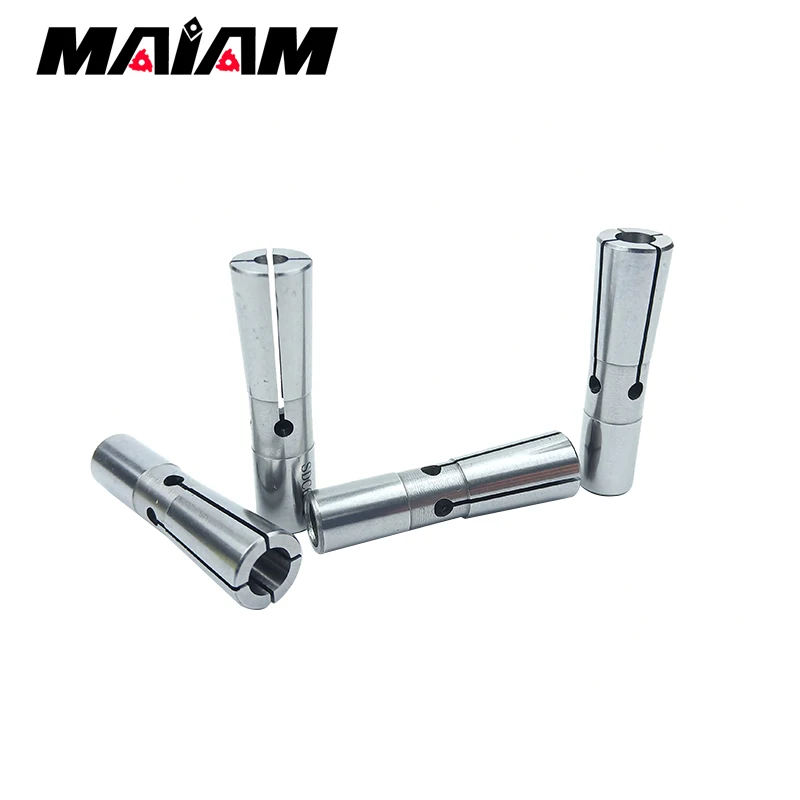 0.003 precision cnc collet dc6 chuck collet 2mm 3mm 4mm 5mm 6mm 3.175mm 1/8 pull back collet high precision collet dc collet