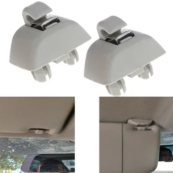 2Pcs Inner Sun Visor Clip for Audi A6 C6 2005-2013 for VW Passat B7 2013-2015 Car Sun Visor Hook Clip Holder Hanger Bracket