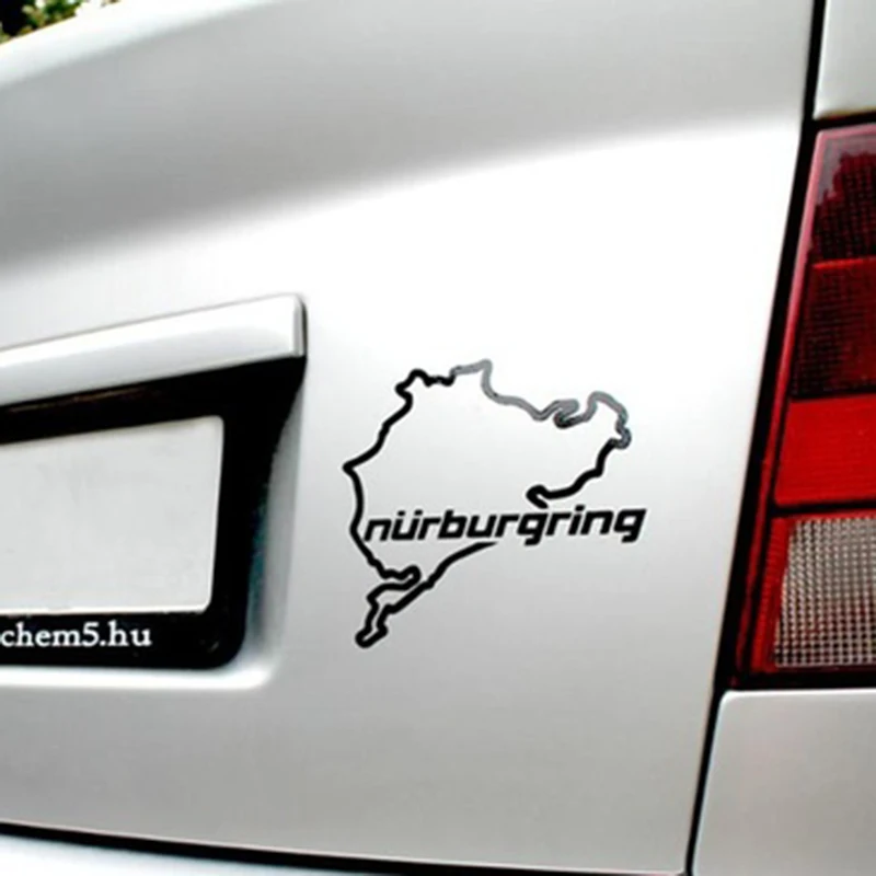 Car Styling Racing Road Nurburgring Creative Fashion Window Stickers Decal