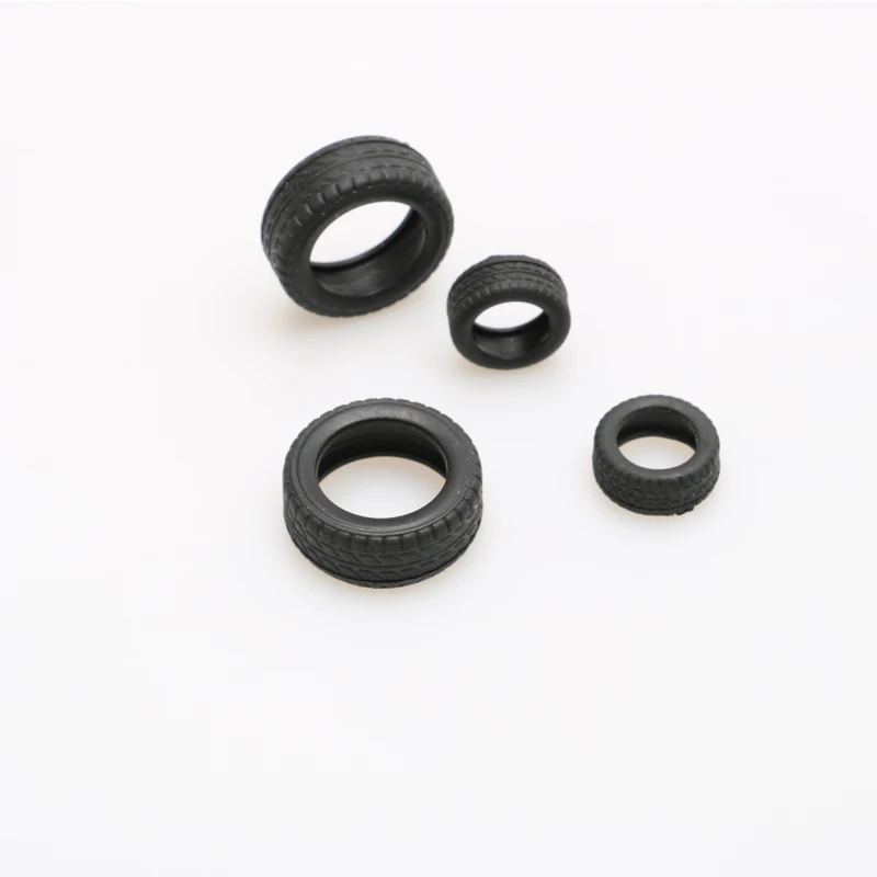 20PCS RC Tugboat Anti-collision Tires Diameter 19mm/28mm Miniature Wheel Mircro Simulated Tyres Decoration Parts for Boat Model
