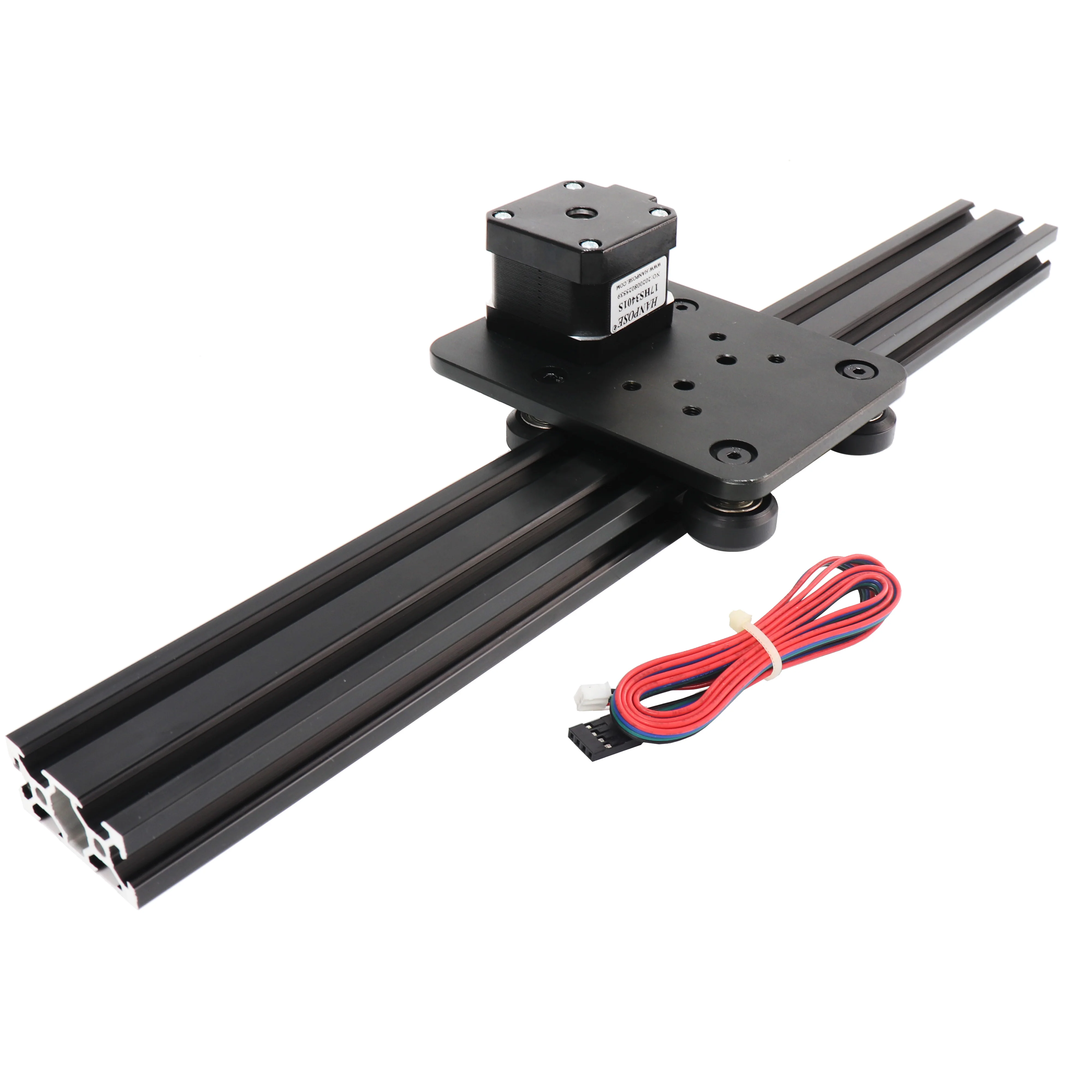 HPV8 Openbuilds Mini Solid V Slot 100-500MM Belt Linear module Pinion Linear Actuator 17HS3401 28N.CM 1.3A NEMA17 stepper motor