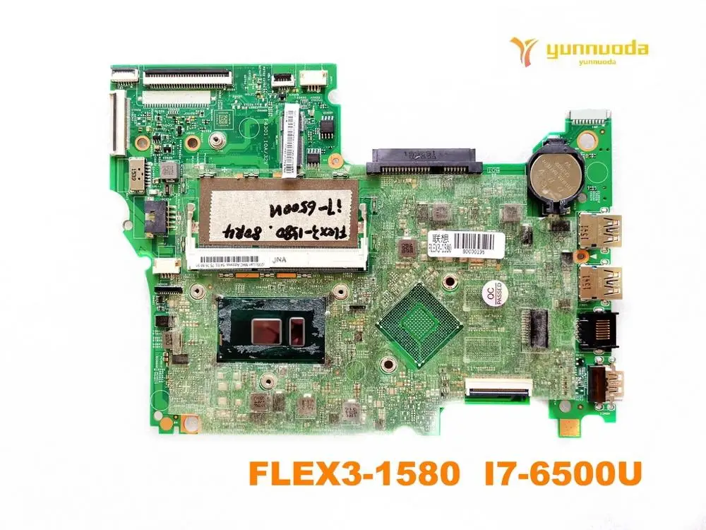

Оригинальная материнская плата для ноутбука Lenovo FLEX3-1580 FLEX3-1580 I7-6500U протестирована, хорошая, бесплатная доставка