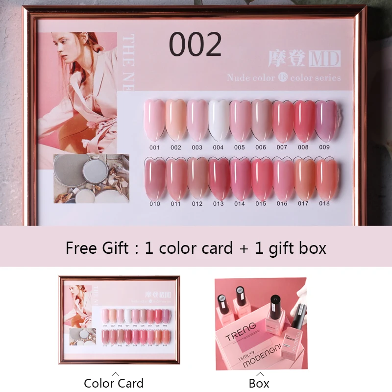 Gel Polish Set Alle Für Maniküre Semi Permanent Vernis Top Mantel UV LED Gel Lack Tränken Weg Von Nagel Kunst Gel nagellack 18 Farben