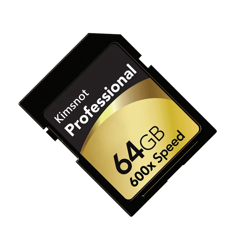 Kimsnot Professional 600x SD การ์ด64GB 128GB 16GB 32GB 256GB การ์ด SDHC SDXC class 10 C10ความเร็วสูง90เมกะไบต์/วินาที UHS-1