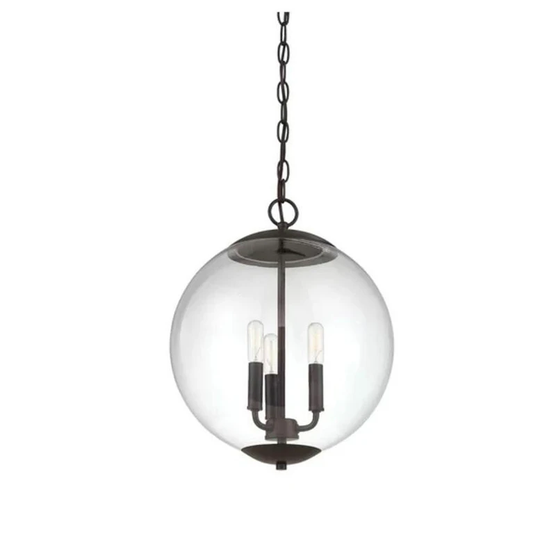 Imagem -06 - Luminária Pendente Globo de Vidro Vintage Led Decoração para Quarto Cozinha Bar Lâmpada E27 Estilo Industrial Acessório de Iluminação Novo