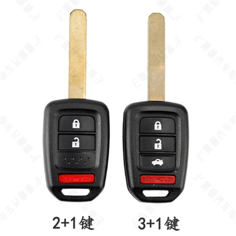 

DAKATU 5PCS For Honda Accord CR-V FIT XRV VEZEL CITY JAZZ CIVIC HRV FRV Car Remote Key Case Fob 3/4 Buttons Key Shell