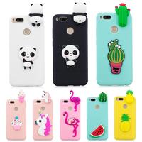 3D Cute Panda Unicorn Cactus Case on For Xiaomi Mi A3 A1 A2 Lite Redmi 7 8 5 6A 8A S2 Go Note 8T 8 7 5 6 K20 Pro 4 X 5A Prime