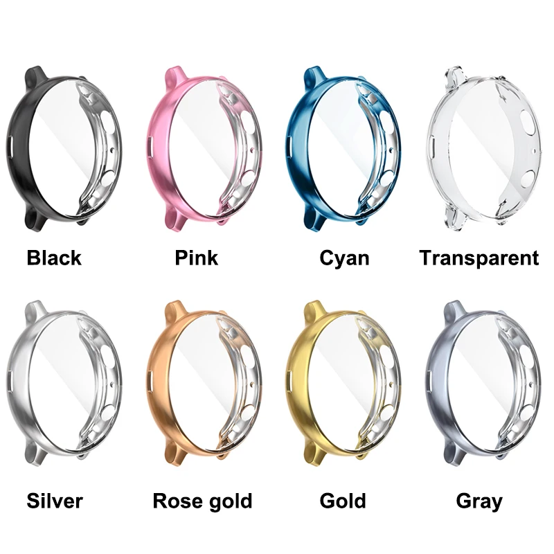 삼성 갤럭시 워치용 케이스, 액티브 1 커버, 범퍼 액세서리, 전체 커버, 실리콘 화면 보호기, 액티브 2, 40mm, 44mm