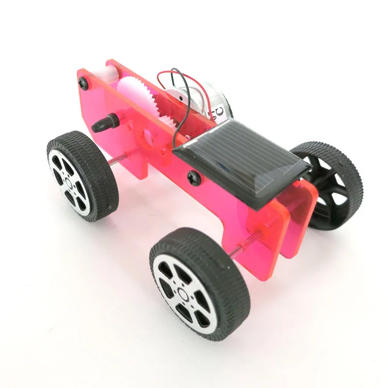 DIY Solar Energy Car Handmade Toys Physical Gizmo Popular science toys Kits Solar Energy Assembled Toy Teaching Tool