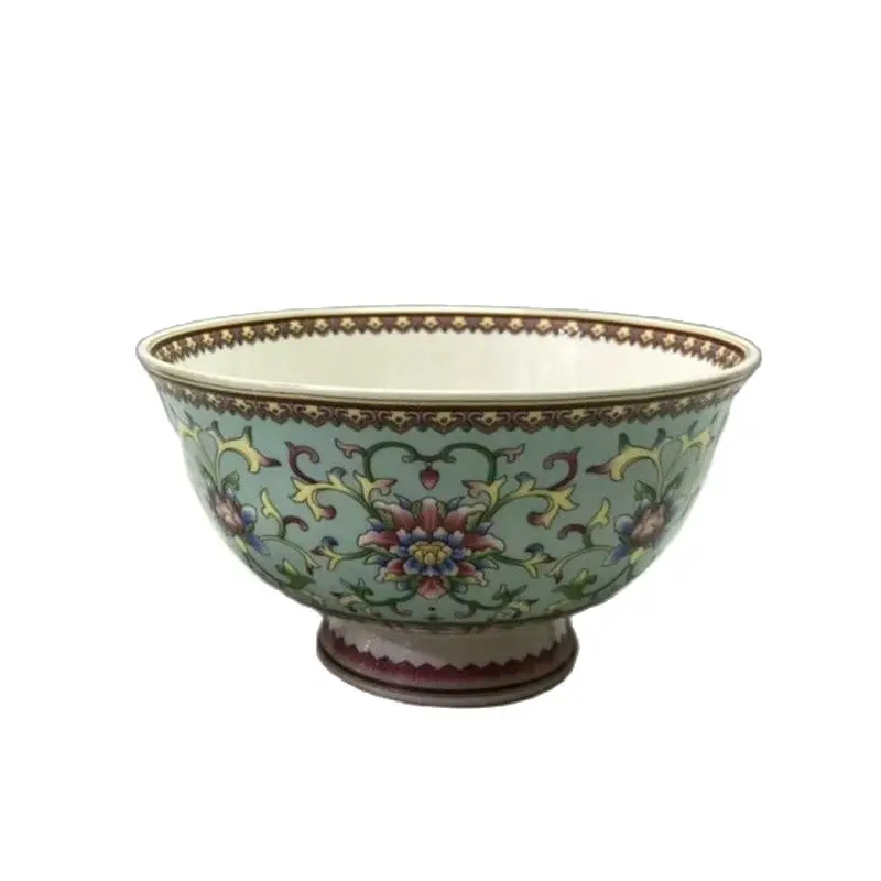 Chinese Old Porcelain Pastel Painting Flower Patterns Bowl