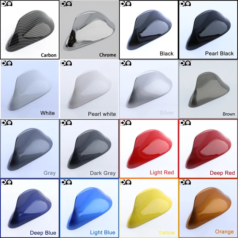 Front shark fin antenna special car radio aerials auto Stronger signal Piano paint for Toyota Aygo Proace