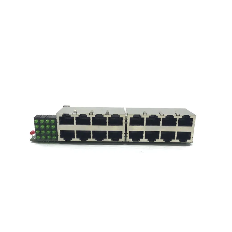 OEM 10 / 100mbps RJ45 16 porte Fast Ethernet Switch module Lan Hub US EU Plug 5v Adapter alimentatore Switch di rete scheda madre