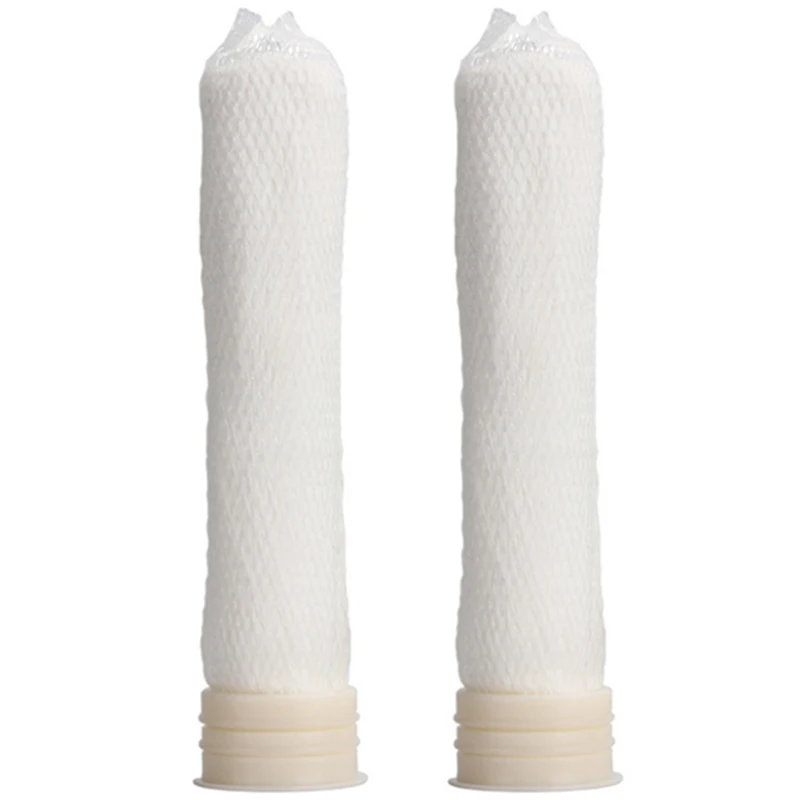 AD-2Pcs UF غشاء 0.01 ميكرون الترشيح الفائق غشاء الألياف المجوفة ل التناضح العكسي تصفية المياه لتنقية نظام