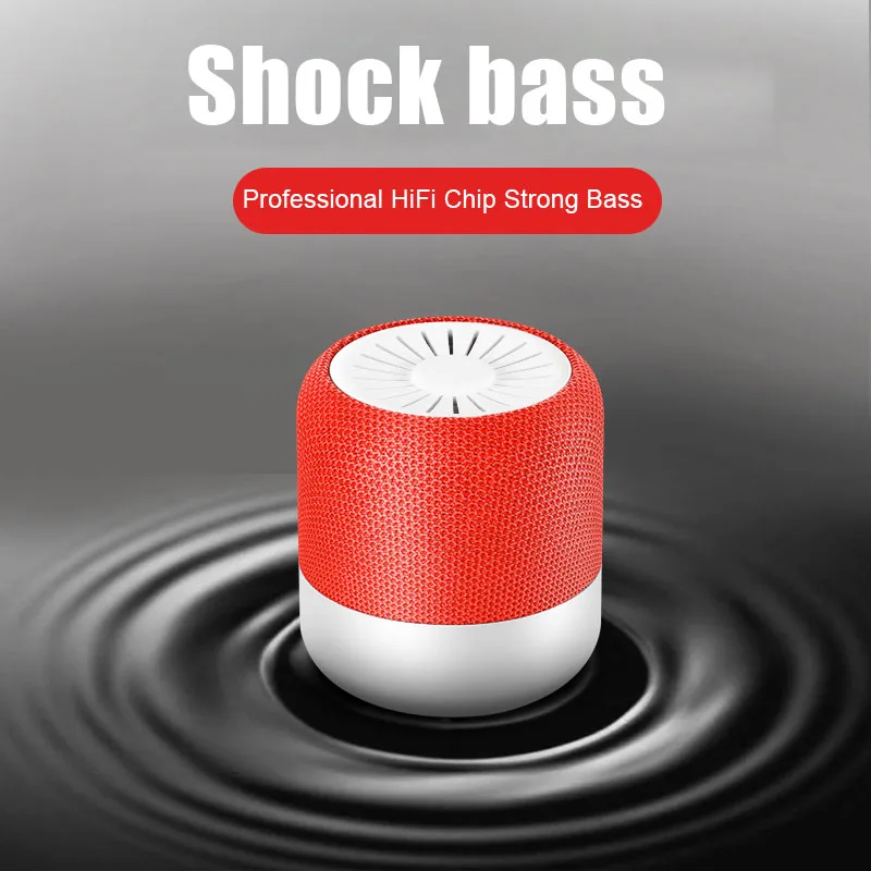 ใหม่MINIคุณภาพสูงลำโพงบลูทูธแบบพกพาไร้สายTWSเสียงกลางแจ้งคอลัมน์Music Center Super BASSซับวูฟเฟอร์