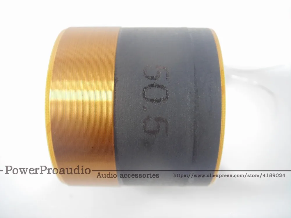 2ピース/ロット50.5ミリメートルミリメートルスケルトン: 白アルミナ、ウーファー/スピーカー/スピーカー音声コイル2層