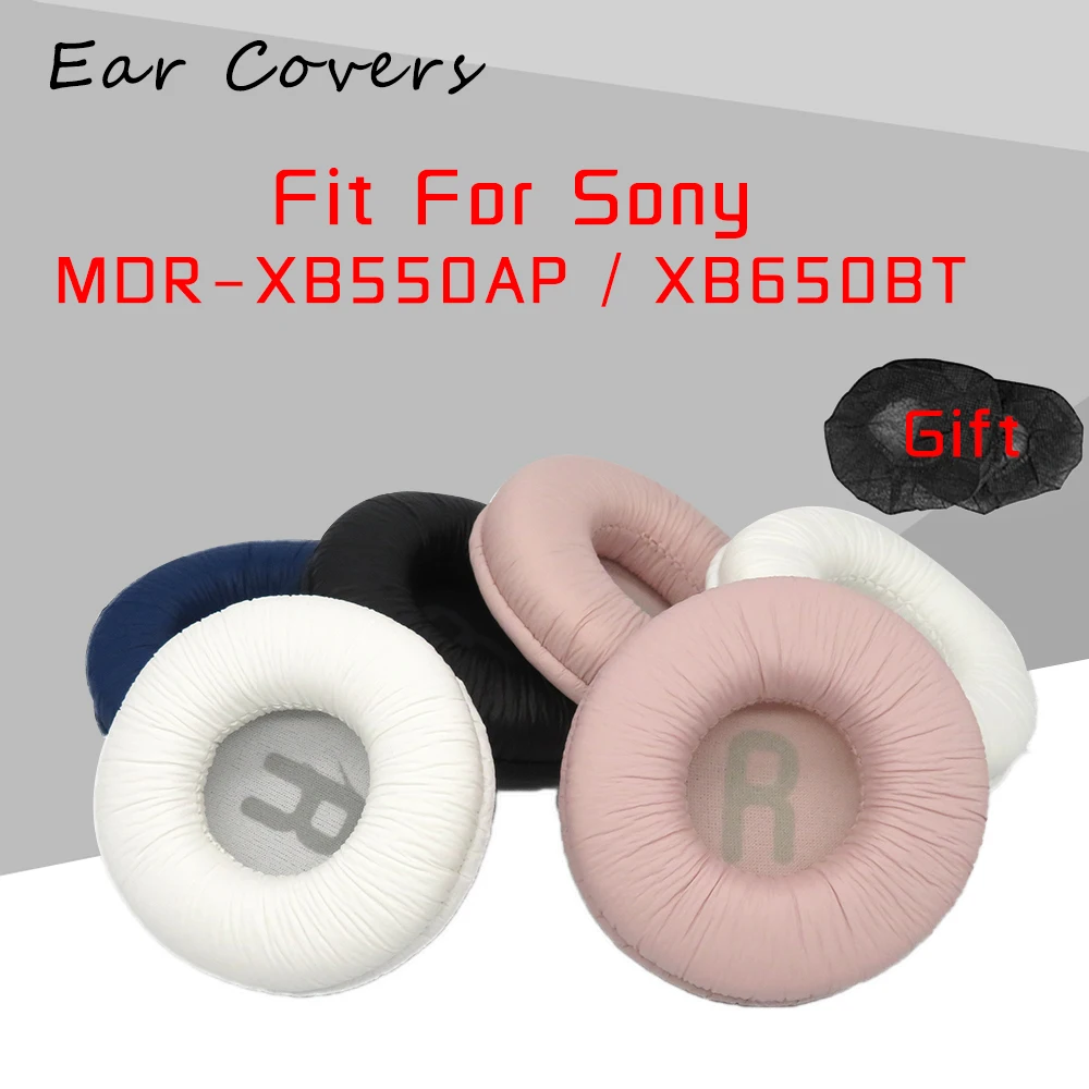 Ear Pads For Sony XB550AP XB650BT MDR-XB550AP MDR-XB650BT Headphone Earpads Replacement Headset Ear Pad PU Leather