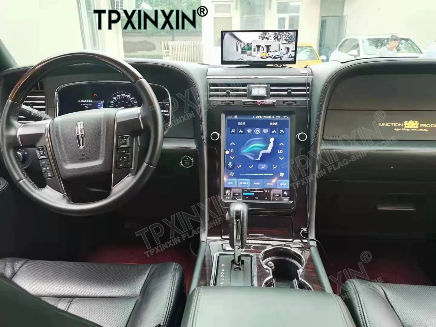 for Lincoln Navigator 2014 - 2016 Car Radio Tape Recorder 2 Din Android Tesla Stereo Autoradio Central Multimidia Video Player