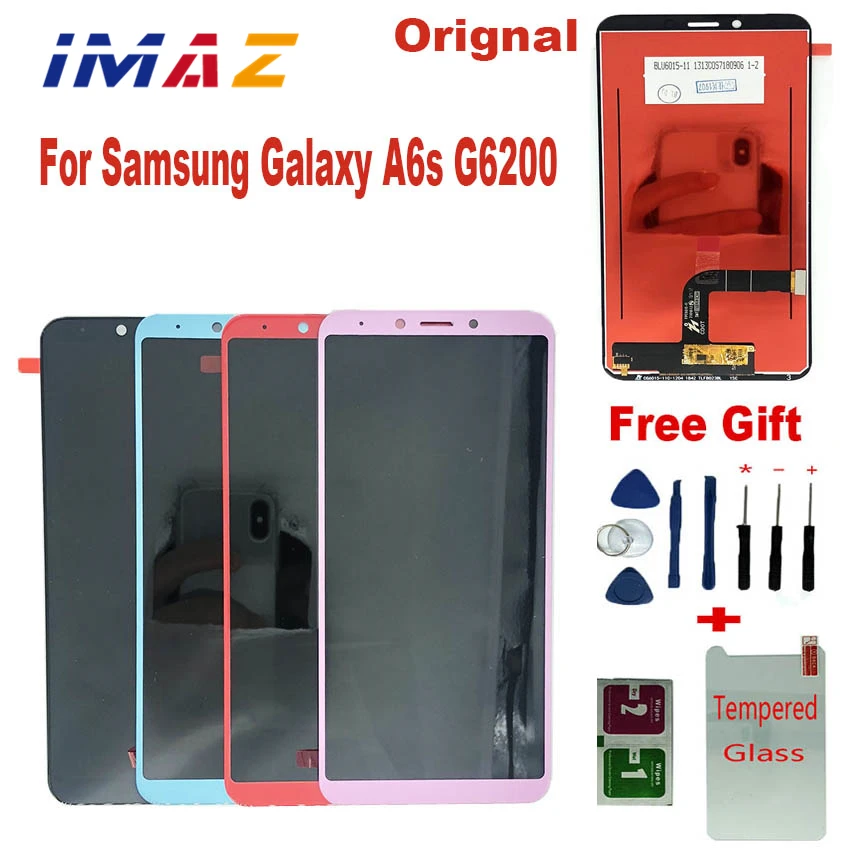 IMAZ 100% Orignal 6.0” LCD For Samsung Galaxy A6S G6200 LCD Display Touch Screen Digitizer Assembly For SM-G6200 LCD waterproof