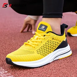 Baasploa Men Sport Shoes New Breathable Mesh Running Shoes Men Classic Casual Sneakers Male Non-slip Outdoor Comfort Walking