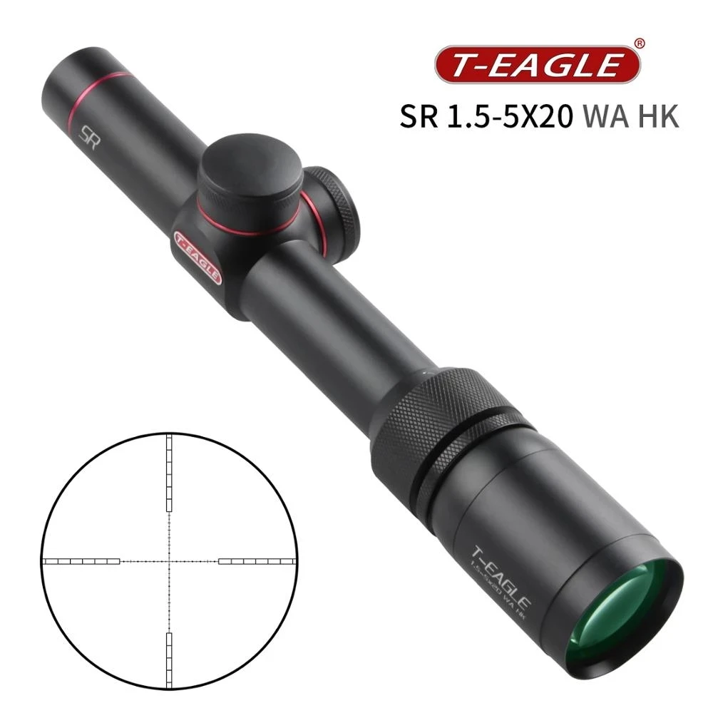 T-EAGLE Series Hunting RiflesScope Tactical Rifle Scope Optical Gun Sight  Shock Proof with Cover Glass Reticle