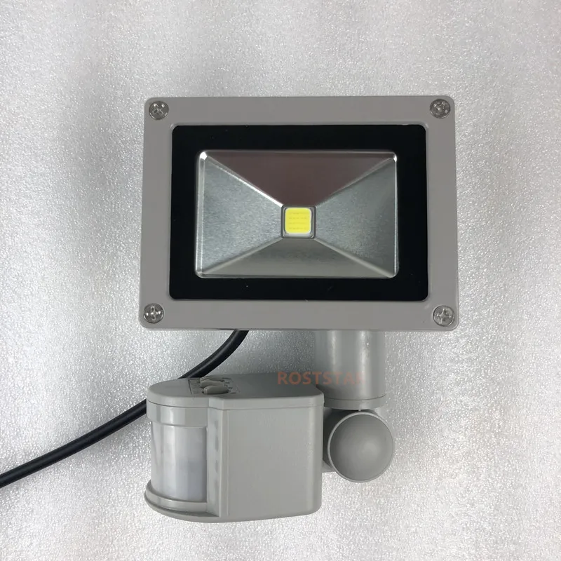 1PCS LED Waterproof Floodlight PIR Motion Sensor Detector 10w 20w 30w 50w Outdoor Security Flood Light Project Lamp IP65.