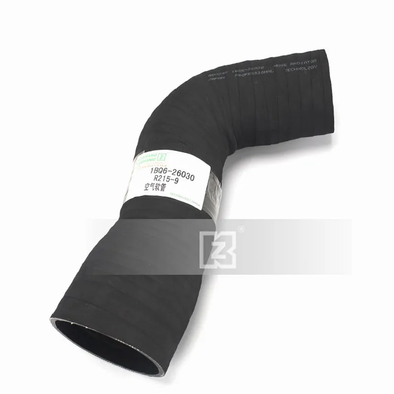Suitable for excavator R215-9, air hose booster, rubber intake pipe 1BQ6-26030, high-quality