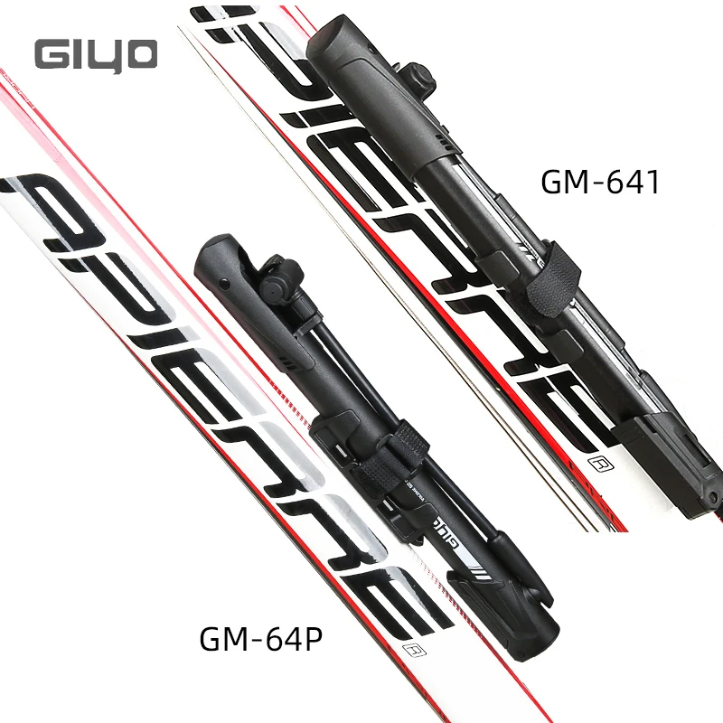 Giyo Bicycle Floor Standing Pump High Pressure Portable Tire Inflator Presta/Schrader Valve MTB Road Bike Pump Cycling Accessory