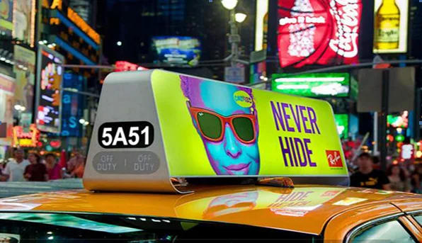 Taxi LED auto display preis/led taxi display signage