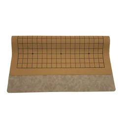 New Go Game Board High-quality Leather Go Board One Side Suede Leather 19 Line International Go Chess Weiqi