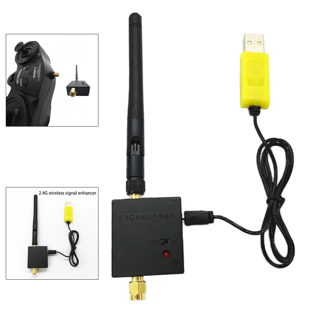 2.4G RC Remote Control Signal Enhancer Amplifier Data Transmission 500-800m