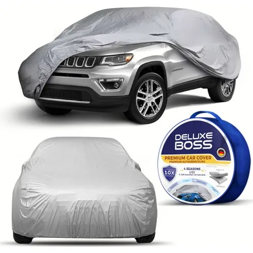 

Deluxe Boss Jeep Compass Custom fit Car Tarpaulin-10X Ultra Protection