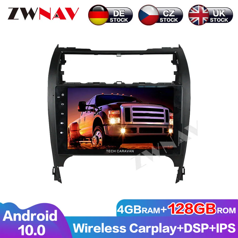 Android 10 For Toyota Camry 2012 2013 2014 2015 2016 2017 Car Multimedia GPS Radio auto radio 2din DSP Navigation Full Touch