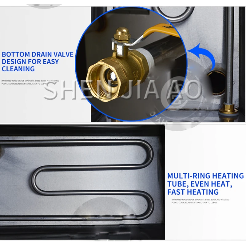 Kommerziellen neun-kopf nudel kochen nudel maker Multi-funktion nudel herd energiesparende würzigen pasta maschine hohe-effizienz