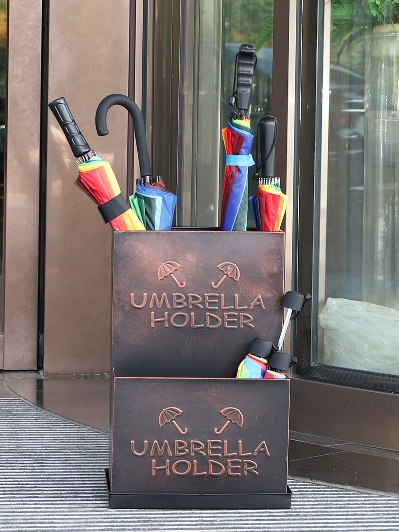 

home metal umbrella stand or rust-proof hotel umbrella holder