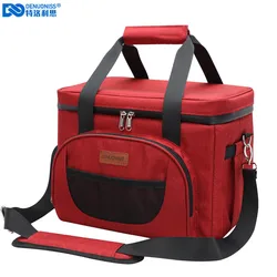 DENUONISS 16/28L 40 Dosen Kühltasche Mit Strap Picknick Tasche Sac Isotherme Isolierte Tasche Für Bier Große Mahlzeit container Mittagessen Tasche