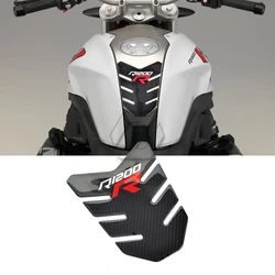 Protetor de tanque para bmw, com adesivo 3d de carbono, para r1200r, r1200, r