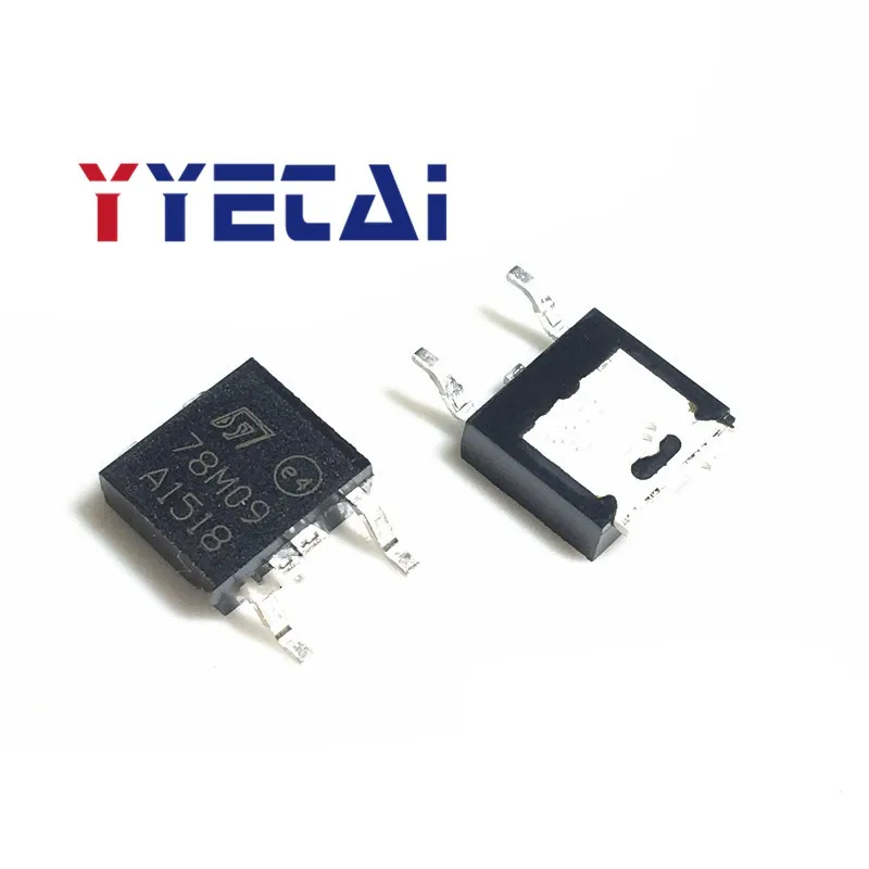 

TAI 10PCS New L78M09 L78M09CDT 78M09 Patch TO-252 SOT-252 Three-End Regulator