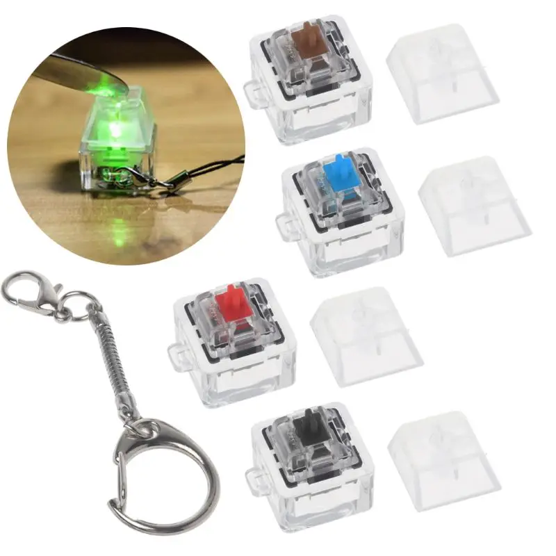 Gateron MX Mechanical Keychain For Keyboard Switches Tester Without LED Light Stress Relief Gifts